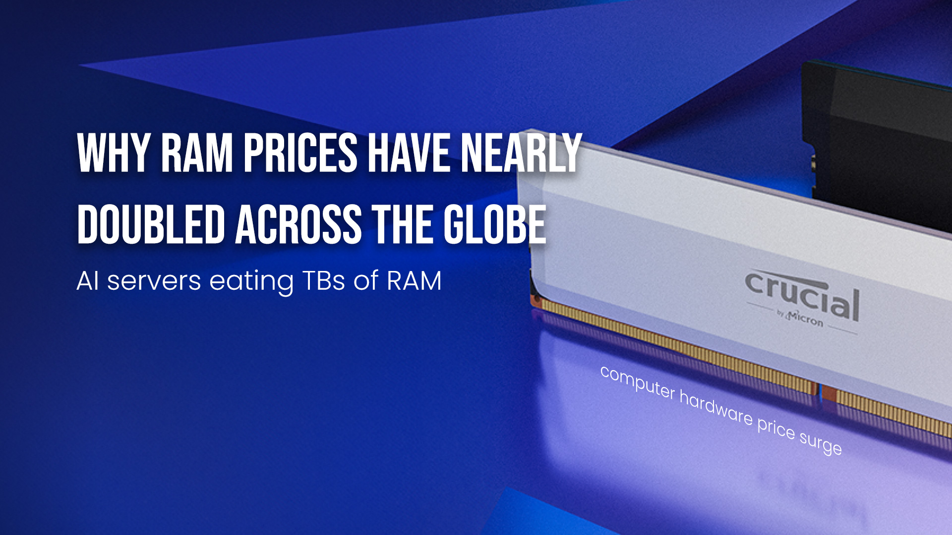 Why RAM Prices Have Nearly Doubled Across the Globe — And Why 2024 Prices Were a Lie