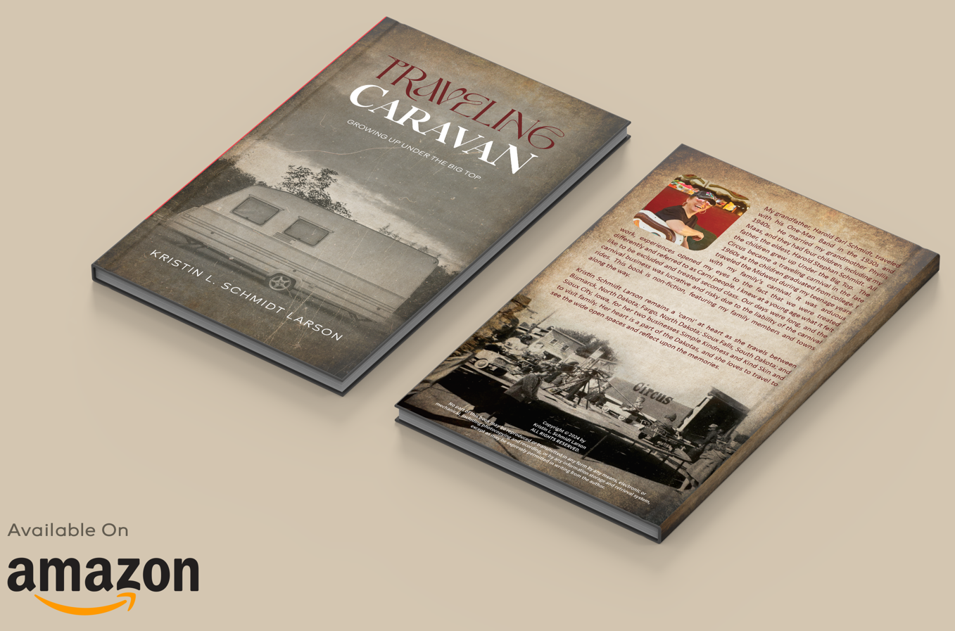 Book Cover Design for “Traveling Caravan” by Kristin L. Larson