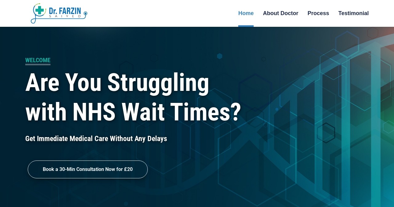 Professional Medical Website Design for Dr. Farzin Saiyed