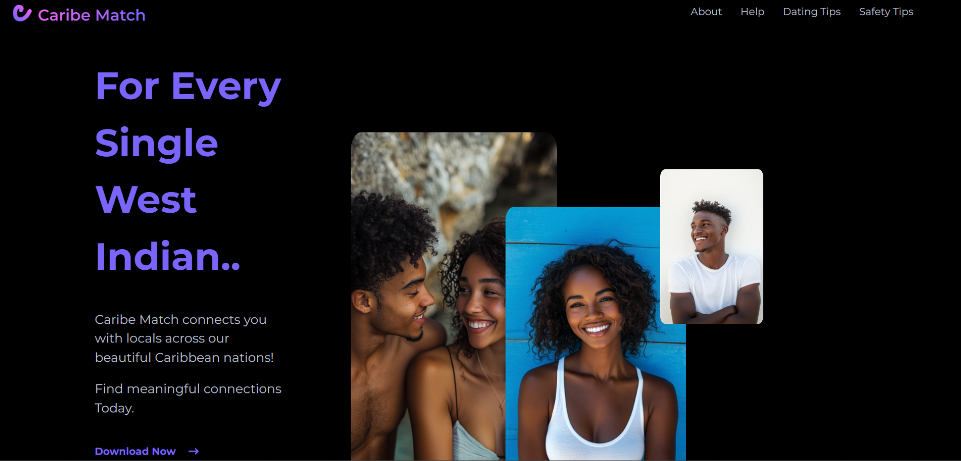 Promotional Video Design for Caribe Match Dating App