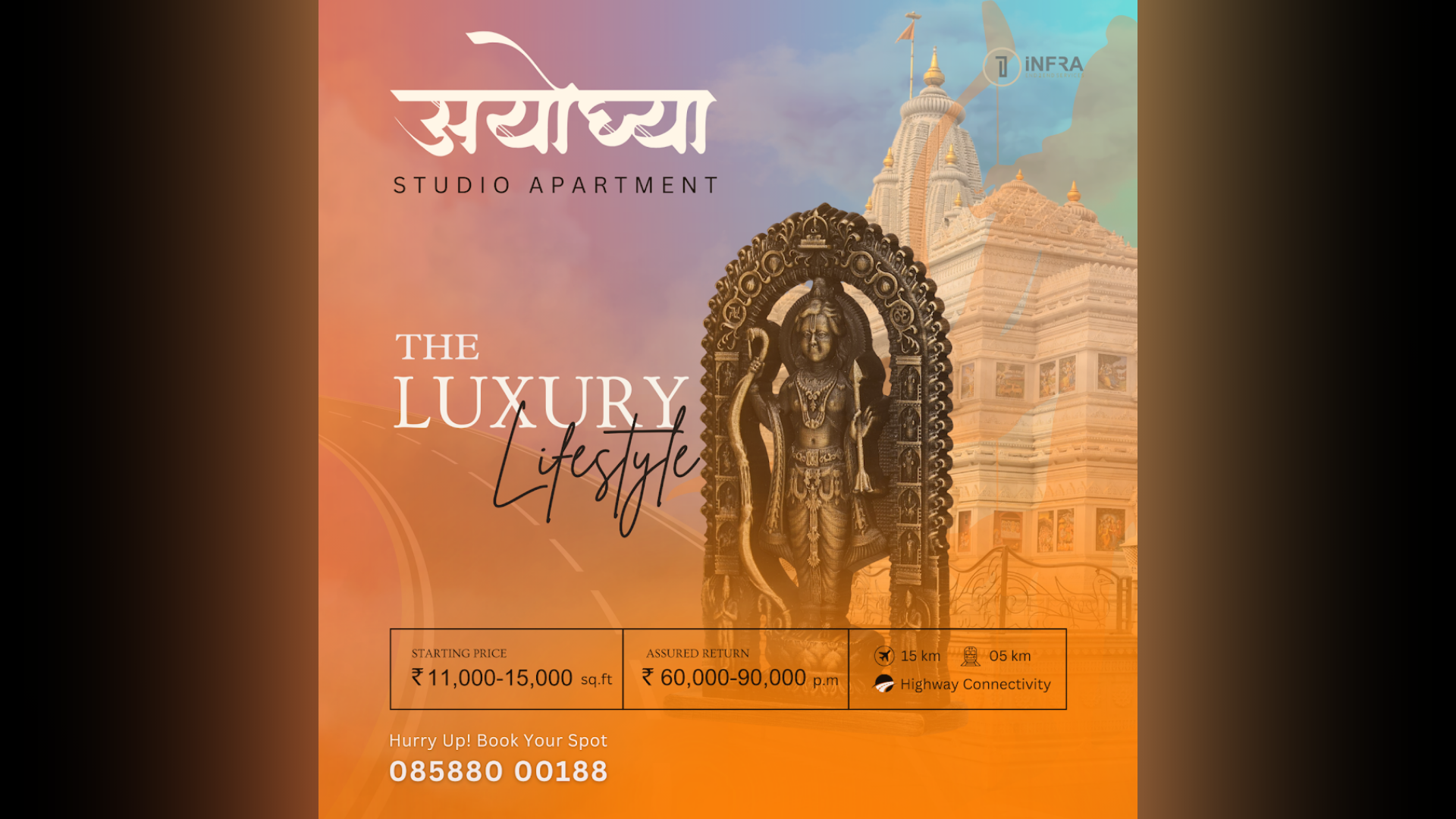 Short-Form Video Ad Production for Ayodhya Studio Apartments
