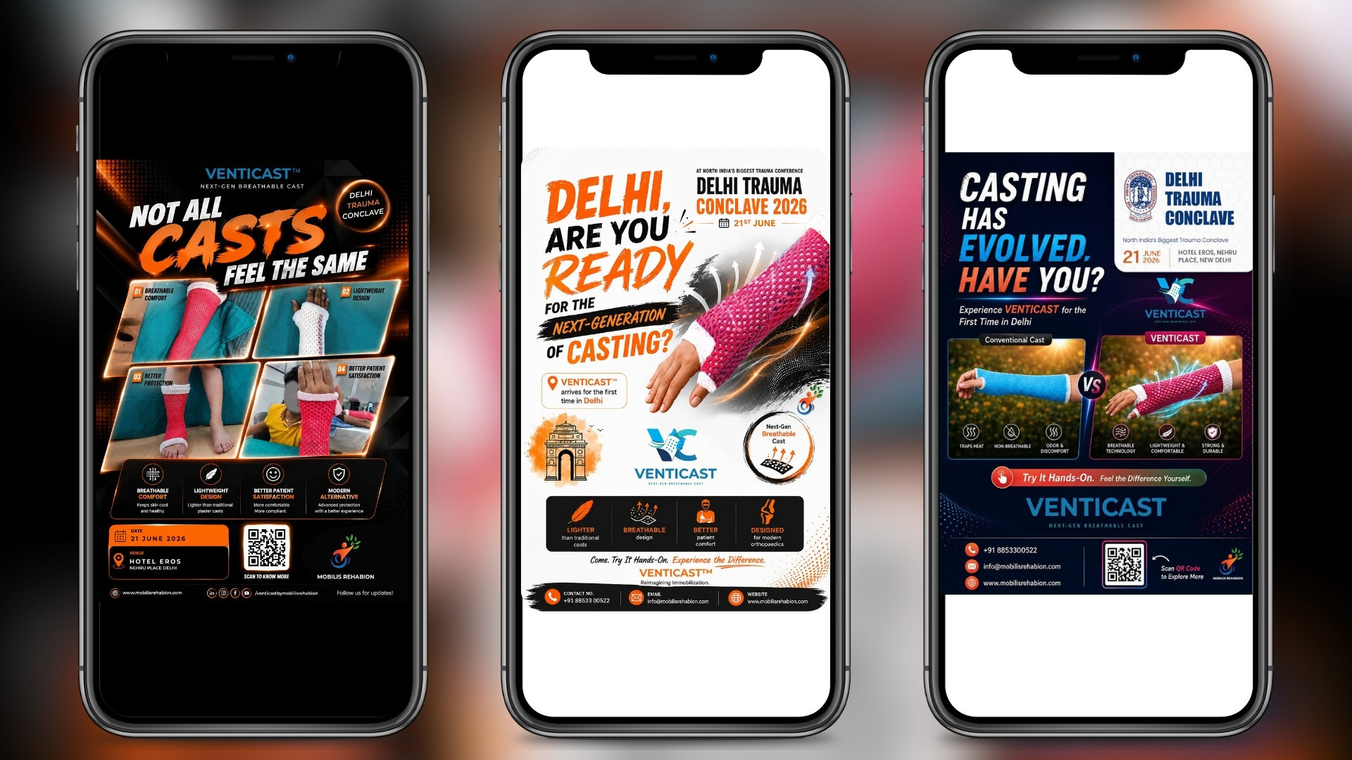 Digital Flyer Design Campaign for Venticast Conference Promotion